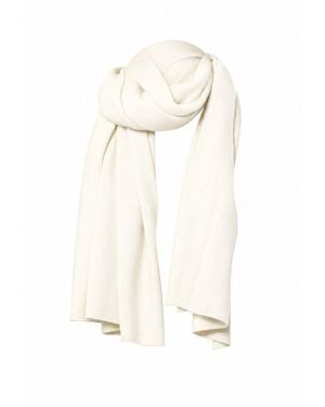 Helen Mcalinden Neutrals Winter Cashmere Travel Wrap - White