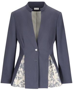 Baltér Floraison Nocturne Blazer - Blue