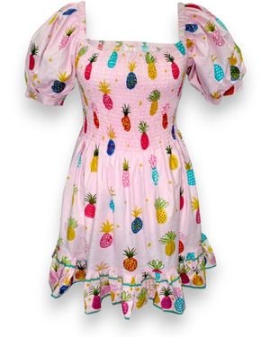 Mary Marshmallow Poppy Dress Short - Pink