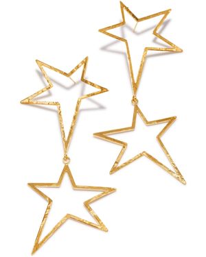 Jaredjamin Shooting Star Dust Dangle Post Earrings - Metallic