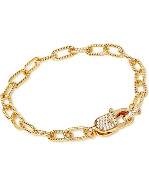 Freqnc Atelier Baddie Clasp Bracelet - Metallic