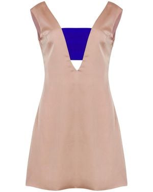 Mary Dickow Aisha Dress-Coral - Blue