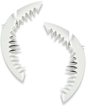Kasun Shark Bay Earrings - Metallic
