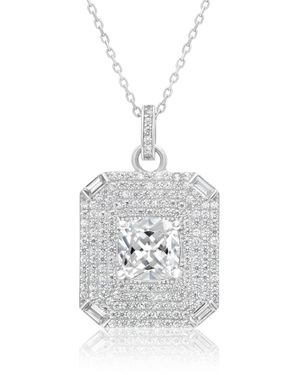 SHYMI Square Medallion Pendant - White