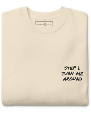 Anchor and Crew Neutrals Natural Actually Nevermind Annotations Organic Cotton Sweatshirt