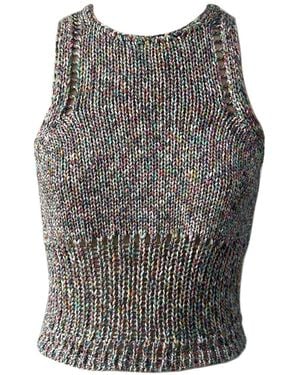 Essien & Emre Lily Knitted Tank Top - Gray