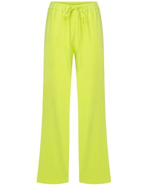 NAZLI CEREN Kyra Cropped Trousers - Yellow