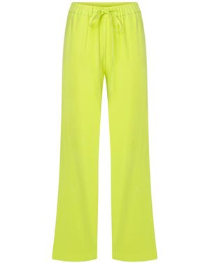 NAZLI CEREN Kyra Cropped Trousers - Yellow