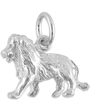 Kaizarin Leo Lion Zodiac Charm On Chain - Metallic