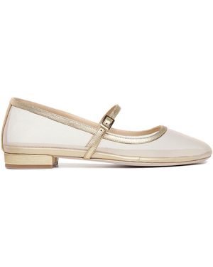 Ginissima Neutrals Nude Mimi Round Toe Mary-Jane - Natural