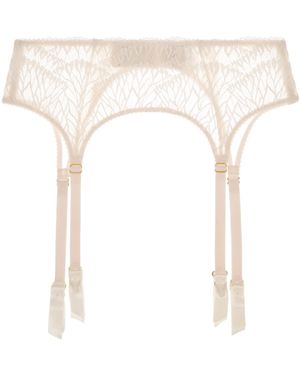 Journelle Loulou Suspender Belt Blanc - White