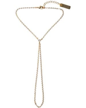 Studio Baloge Quiet Line Hand Chain - Metallic