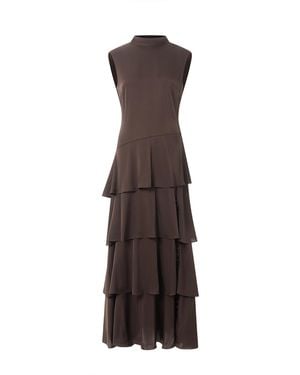 Emma Wallace Naiad Gown - Brown