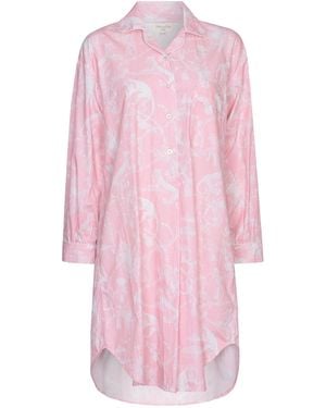 NoLoGo-chic Jungle Party Nightshirt Cotton Poplin - Pink