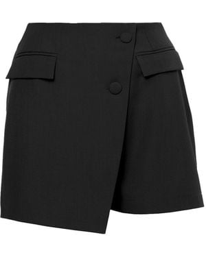 BLUZAT ' Asymmetrical Skort With Pockets - Black