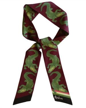 Kueen Silk Scarf - Green