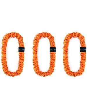 Silk Works Skinny Scrunchies - Orange