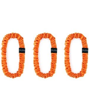 Silk Works Skinny Scrunchies - Orange