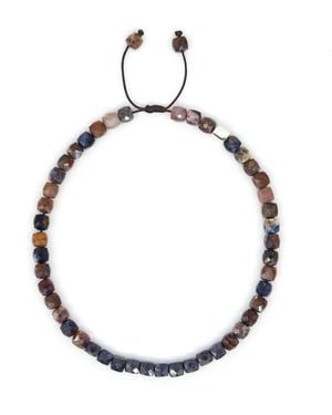 Shar Oke Pietersite & Sapphire Bracelet - Metallic