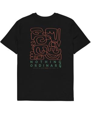 Anchor and Crew Sixteen Nothing Ordinary Editions Organic Cotton T-Shirt - Black