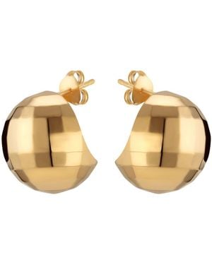 Scream Pretty Disco Ball Stud Earrings - Metallic