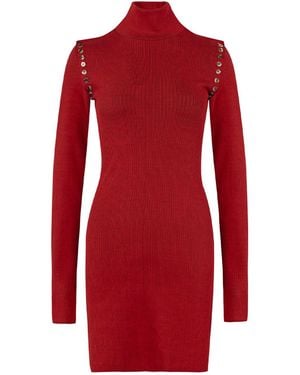 Pcfg Your Itch Two Tones Rib Long Sleeve - Red