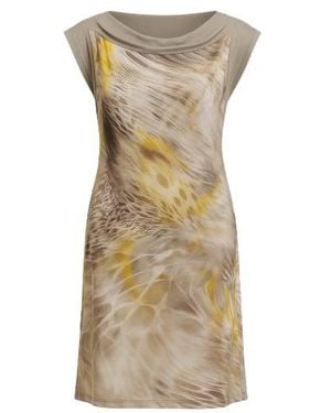 Conquista Animal Print Dress - Natural