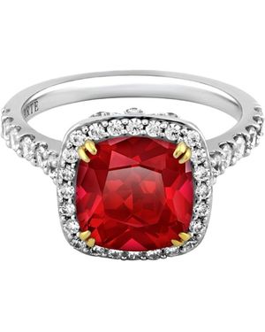 Arte Madrid Casa Real Fleur-De-Lis Ring - Red