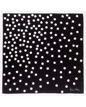 Richard Allan London Polka Silk Scarf - Black