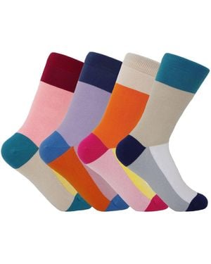 Peper Harow - Made in England Victoria Socks – Bundle - Blue