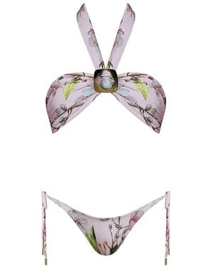Nur Karaata Coastal Calm Bikini - Metallic
