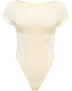 SÉLONE Aureon Cut-Out Bodysuit - Natural