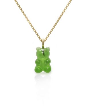 Hye Jane Jewelry Quartz Gummy Bear Necklace - Green
