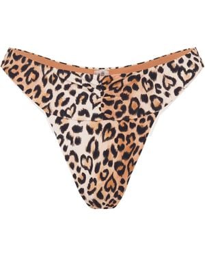 Wild Lovers Honeycomb Bikini Bottoms - White