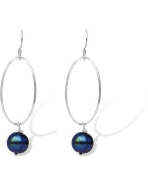 FV Jewellery La Pierre Fresh Water Pearl Earrings - White