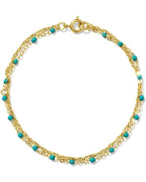 Alexie of Athens Isla Duo Chain Bracelet - Metallic
