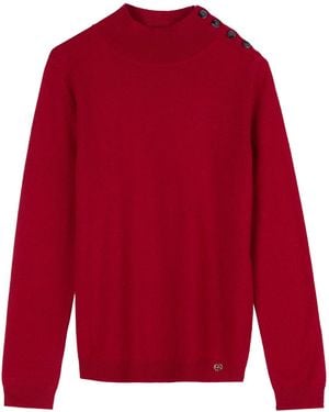 Bel Cashmere Odette Jumper Burgundy - Red