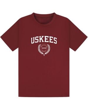 Uskees Racquet Club T-Shirt - Red