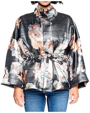 Maxjenny Square Boxy Jacket - Blue