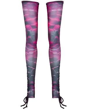 Paloma Lira Snake Tights - Purple