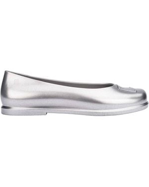 Melissa Ruby X Marc Jacobs Ballet Style Flat - White