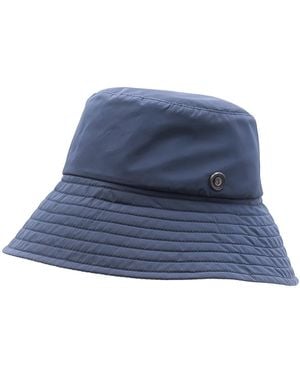 DORIA 1905 Rainproof Wide Brim Bucket Hat - Blue