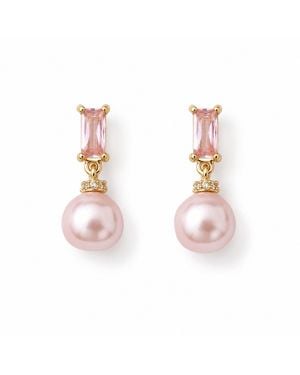 Ninemoo Ballet Rosé Pas De Deux Earrings - Pink