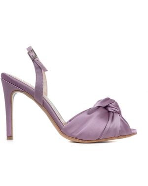 Ginissima Sofia Satin Sandals - Purple