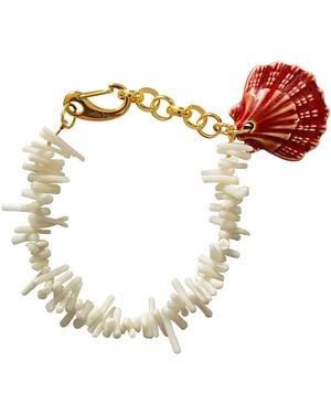 Smilla Brav Mia Shell Anklet - Metallic