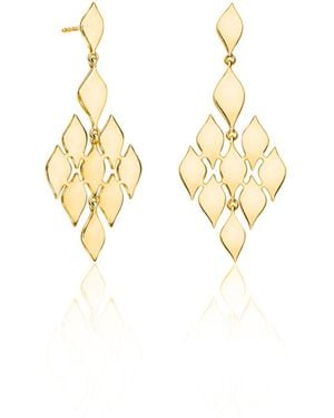 Lustre & Love Thalia Novo Drop Earrings - Metallic