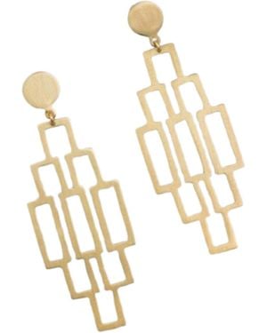 Saachi Ursa Statement Earring - Metallic