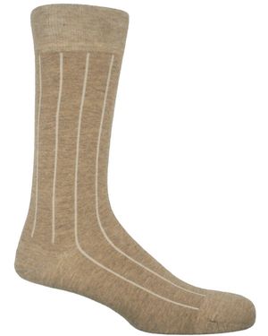 Peper Harow - Made in England Neutrals Indulgent Cashmere Socks - Gray