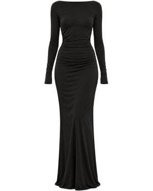 Alia Studio Lueur Maxi Jersey Dress - Black