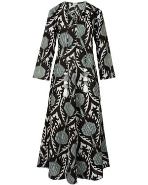 Antra Designs Tulum Inspired Cotton Kaftan - Black